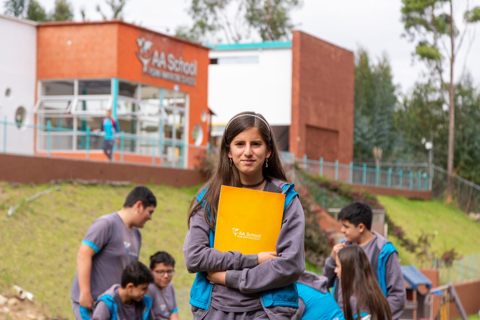 El campus en Asian American School